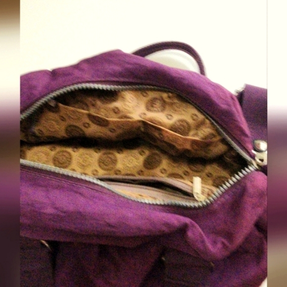 Jinqiaoer Small purple Nylon Crossbody purse / Kipling style - Picture 4 of 5